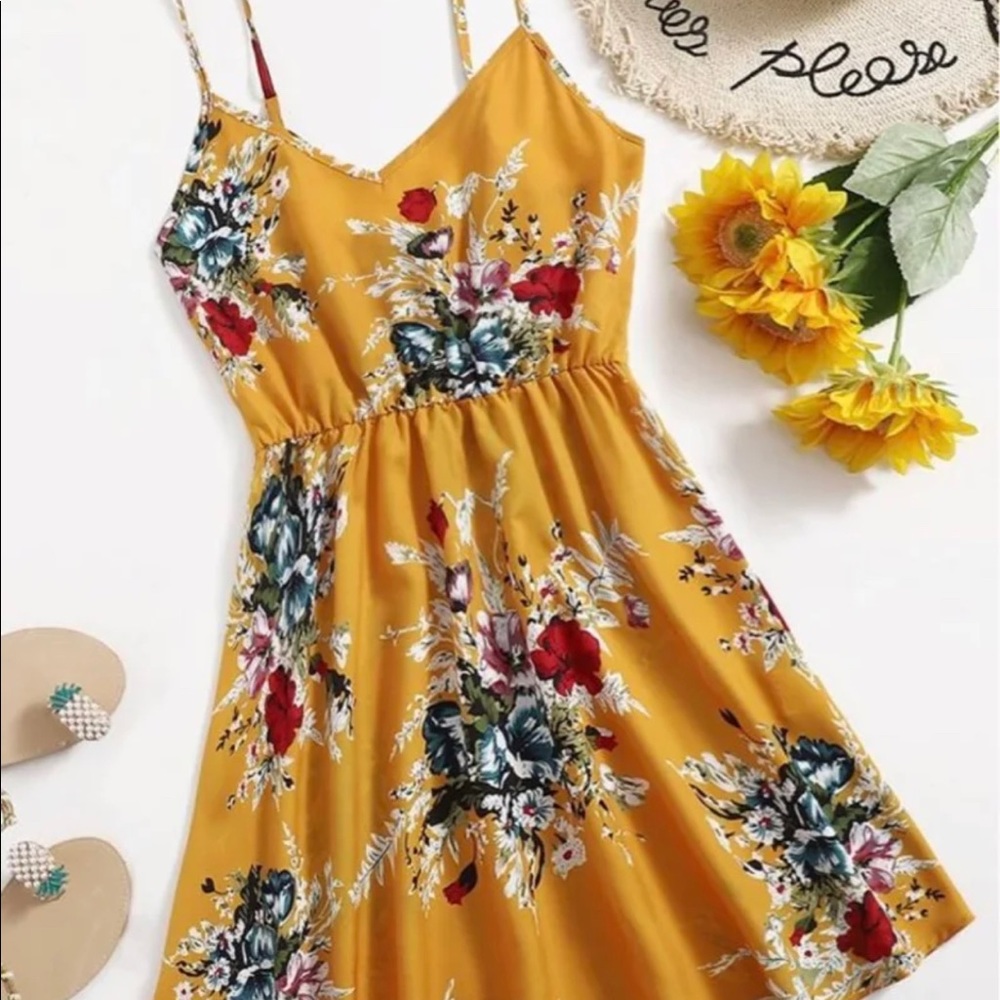 Women’s Floral Print Slip Dress
